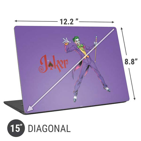DC Comics The Joker Surprise - The Joker Universal Laptop 15in (12.2 x 8.8in) Skin